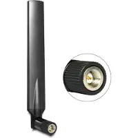 DeLOCK 88451, 5 dBi, 0.824 - 0.960 / 1.710 - 2.170 / 2.570 - 2.620 GHz, 50 Ohm, Omnidirektionale Antenne, RP-SMA, Vertikale Polarisation