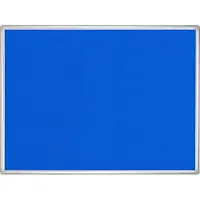 Franken Pinnwandtafel PRO, Filz, Wandmontage im Hoch- & Querformat, Aluminiumrahmen, blau, 900 x 1200 mm