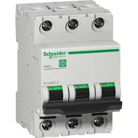Schneider Electric Electric M9F17301 Multi 9 OEM LS-Schalter C60L 3-polig 1A C-Char. 25kA IEC60947-2