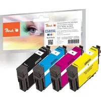Peach PI200-841, Schwarz, Cyan, Magenta, Gelb, 11 ml, 8 ml, 4 Stück(e), 720 Seiten, Multipack