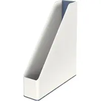 Leitz Stehsammler WOW Duo Color, weiß/grau