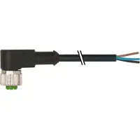 Murr Elektronik M12 Bu. gew. mit freiem Leitungsende PUR-OB 3x0.34 schw UL, CSA + schleppk. 5m