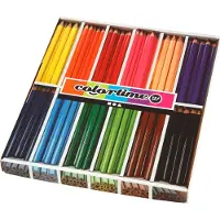 Creativ Company 38080, Beige, Schwarz, Blau, Braun, Grün, Limette, Navy, Orange, Pink, Rot, Violett, Gelb, 144 Stück(e)