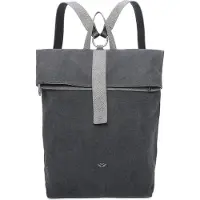 Fritzi aus Preußen Rucksack Canvas Izzy03 Backpack Black schwarz