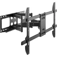Equip - Befestigungskit (Wandmontagehalterung, Schrauben) - für LCD-Display / Curved LCD-Display - Full Motion - Kunststoff, stainless steel - Schwarz