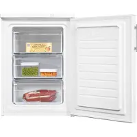Exquisit Gefrierschrank 60cm Breite, 98 Liter, klein, 3 Schubladen, 4-Sterne-Gefrieren, Handgriff, GS18-H-170E weiss