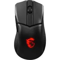 MSI CLUTCH GM31 LIGHTWEIGHT WIRELESS, rechts, Optisch, RF Wireless, 12000 DPI, 1 ms, Schwarz