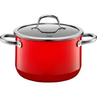 Silit Fleischtopf "Passion red, Kochtopf Induktion schneid- und kratzfest" Silargan