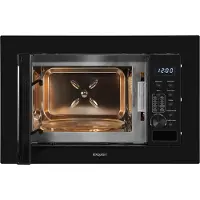 Exquisit Einbau-Mikrowelle EMW20-DG-020 schwarz | Grill | max. 1000 W | Garraum 20 l | Schwarz Front