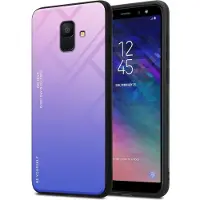 Cadorabo TPU 2 Farben Glas Cover