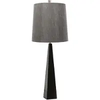 Elstead Lighting Zeitgenössische Schreibtischlampe Ascent Steel Schwarz 1 Licht E27
