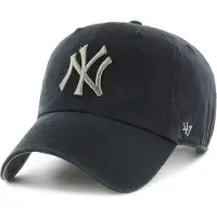 47 Relaxed Fit Cap - Clean Up New York Yankees Schwarz