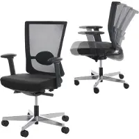 MCW Bürostuhl MERRYFAIR Karlstad, Schreibtischstuhl, Sliding-Funktion ergonomisch schwarz