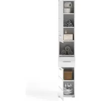 Ebuy24 Xonox.home Hochschrank Linus BxHxT 30 x 181 x 30 cm Frontfarbe weiß X18A9711