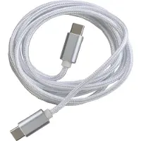 Peter Jäckel 18642, Weiß, USB C, 1,5 m, Männlich, Männlich, Gerade