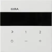 Gira UP-Radio IP Flächenschalter Reinweiß 2320112
