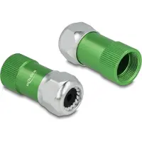 DeLOCK Kabelverschraubung 6.4mm aus Aluminium 1 Stück