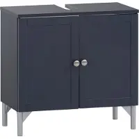 MÖBELPARTNER Waschbeckenunterschrank Jesper BxHxT 60.2 x 58.5 x 32 cm nachtblau