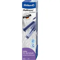 Pelikan Füllhalter o structure P480M, blau Schaft mit Rillenstruktur, ergonomische Soft-Griffzone