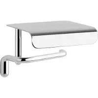 Gessi Goccia WC-Papierrollenhalter mit Deckel, Wandmontage, 38049