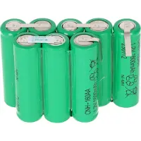 AccuCell Akku passend für MCW-D 521 Mikrofon mit 9,6 Volt 1600mAh NiMH Akkupack 1600mAh