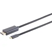 S-Impuls 10-61045 HDMI til USB-C Adapterkabel 3m 8K60Hz Sort