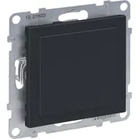 Legrand 765901 SEANO Blindabdeckung & Mosaic-Adapter in der Farbausführung Anthrazit lackiert