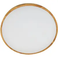 LINDBY Oras LED-Deckenventilator, weiß, DC, leise, Ø 107 cm - , Oras, Weiß, für Wohnzimmer, Kunststoff, Modern