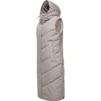 Ragwear Steppweste "Suminka Vest" Wasserdichte, lange Damen Winterweste