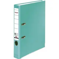 Falken Recycolor Ordner, DIN A4, Rückenbreite 50 mm, 25 Stück, türkis