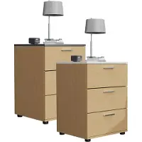VCM Holz Nachttisch Schublade Testalo