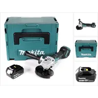 Makita DGA 517 F1J Akku Winkelschleifer 18 V 125 mm Brushless + 1x Akku 3,0 Ah + Makpac - ohne Ladegerät