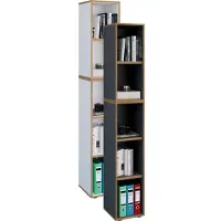 VCM Regal Bücher Ordner Salia 5fach B. 30 cm