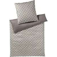 JOOP! Bettwäsche Cornflower Double taupe 155x220 cm + 80x80 cm