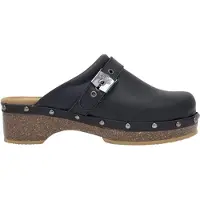 Scholl Clog Pescura Clog 50 Cork Leather Damen Black-Schuhgröße 41