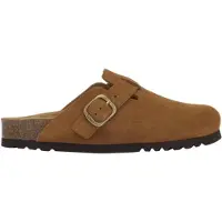 Scholl Clog Fae New Suede F Damen Cognac-Schuhgröße 36