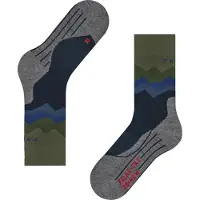 Falke Wandersocken "TK2 Explore", Herren, Gr. 44-45, bunt (space blau), Materialmix, normal, Socken Wandersocken, hohe Feuchtigkeitsaufnahme, schnell trocknend, atmungsaktiv