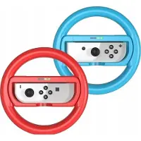 JYS 2x Handlebar + 2in1 Holder for Nintendo Switch OLED and Nintendo Switch/Red and Blue