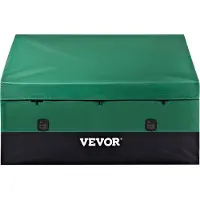 Vevor 660L Auflagenbox Außenbereich 155x63x75cm Gartenbox aus PE-Plane auf industriellem Niveau Wasserdicht Luftdurchlässig Aufbewahrungsbox Truhe Gartenbox für Gebrauch zu Hause und beim Camping