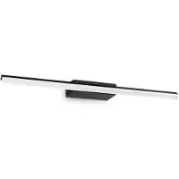Ideal Lux Zeitgenössische Wandleuchte Reflexion Metall Schwarz Led 17W 3000K Ip44