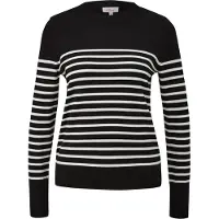 s.Oliver Strickpullover Gestreifter Pullover aus Viskosemix