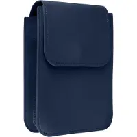 Avizar , Smartphone-Schultertasche mit Kartenfach und Schulterriemen (135cm), Blau
