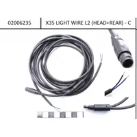 Mahle Smartbike Systems Kabel für die Beleuchtung der Vorder- und Rücklichter mit internem Batterieanschluss