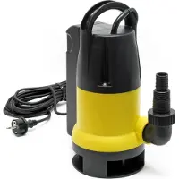 Wiltec Schmutzwasserpumpe 8000 l/h 400 W, max. Förderhöhe 5 m, Fremdkörper bis Ø 35 mm