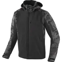 Bogotto Win-D Camo Motorrad Textiljacke, schwarz/camouflage, M