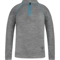 Normani Kinder Merino Langarm mit 1/4 Zipper „Nyapari“ - 9545