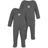 Normani 2er Pack Baby Merino Strampler „Levin" - 9411
