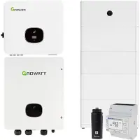 Growatt MOD 9KTL3-XH2 9kW Hybrid Wechselrichter mit 20kWh Solarspeicher-Set und Backup Box