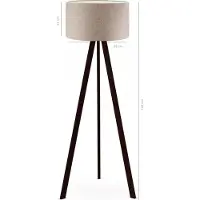 Opviq , AYD-2812, Stehlampen, Beige, PVC, 21 x 38 x 140 cm