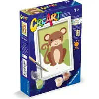 Ravensburger CreArt - Malen nach Zahlen - Wild Monkey